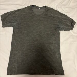 Men's Heather Gray Performance Crew Neck Shirt